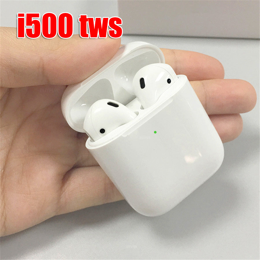 i500 TWS Bluetooth Earphone Wireless Charging Headset i500tws Touch Control Earbuds tws i500 1:1 Open Lid Pop Up Real Capacity
