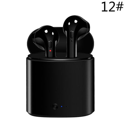 Bluetooth Earphones I7s TWS Sports Fitness Wireless Headsets Stereo Wireless Bluetooth Earphone With Charging Box for All Phone