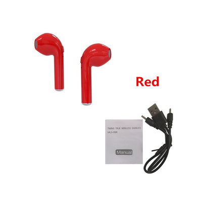 Bluetooth Earphones I7s TWS Sports Fitness Wireless Headsets Stereo Wireless Bluetooth Earphone With Charging Box for All Phone