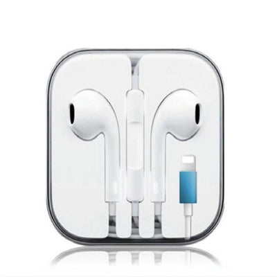 For Apple IPhone 7 In Ear Stereo Headphones with Microphone Wired Bluetooth Earphone for IPhone 8 7 Plus X XR XS Max 10 Headset