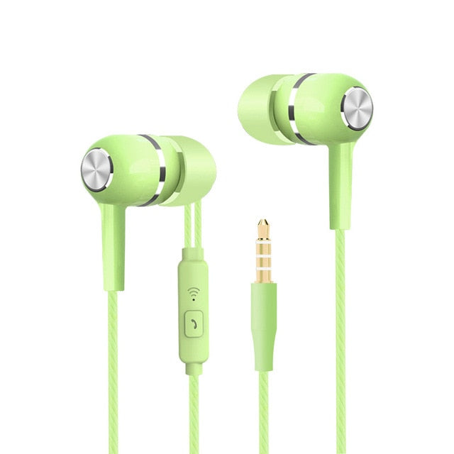 2019 New Sport Earphone wholesale Wired Super Bass 3.5mm Crack Colorful Headset Earbud with Microphone Hands Free for Xiaomi