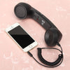 Brand New Telephone Receivers Handset Earphone Retro Telephones Receiver For 3.5mm Interface Cellphones For iPhone 4 4s 5 6 6s