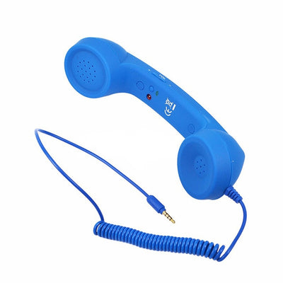 Brand New Telephone Receivers Handset Earphone Retro Telephones Receiver For 3.5mm Interface Cellphones For iPhone 4 4s 5 6 6s