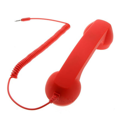 Brand New Telephone Receivers Handset Earphone Retro Telephones Receiver For 3.5mm Interface Cellphones For iPhone 4 4s 5 6 6s