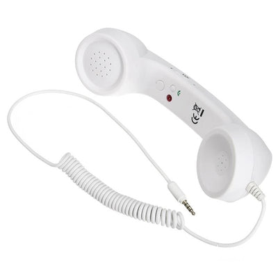 Brand New Telephone Receivers Handset Earphone Retro Telephones Receiver For 3.5mm Interface Cellphones For iPhone 4 4s 5 6 6s