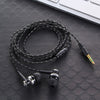 High Quality Wired Earphone Brand New Stereo In-Ear 3.5mm Nylon Weave Cable Earphone Headset With Mic For Laptop Smartphone  &